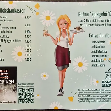 Gemuetliche 4 Mit Einzelbetten, Kueche Und Badezimmer 公寓