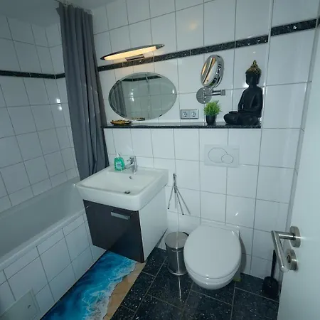 Lejlighed Gemuetliche 4 Mit Einzelbetten, Kueche Und Badezimmer
